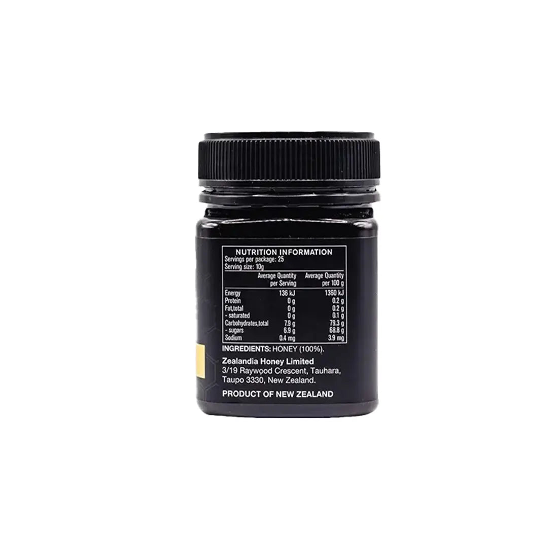 Manukahoning MGO 550+ 500g Nieuw-Zeeland Zealandia