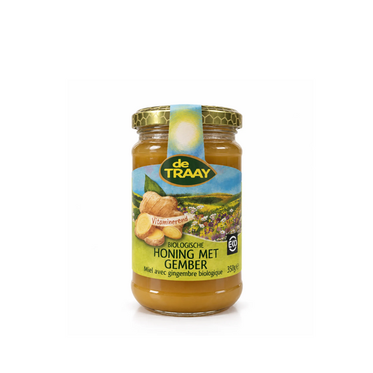 Bio Honig Ingwer 350g de Traay (Creme)