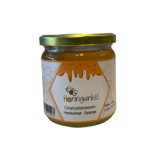 Oranjebloesemhoning 450g Spanje Honingwinkel