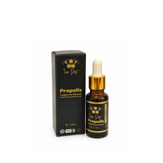Propolis Tropfen (Tinktur) mit Olivenöl Türkei 20ml Toros-Gebirge alkoholfrei