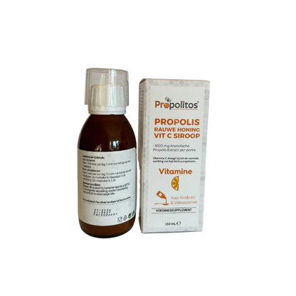 Propolis Rauwe Honing Vit C Siroop – Propolitos (150 ml)