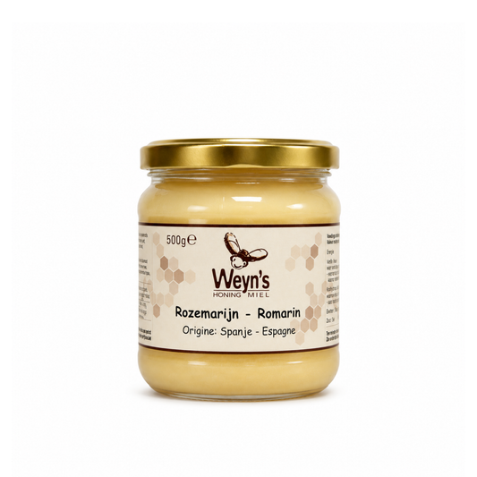 Rozemarijnhoning 500g Spanje Weyn's (crème)