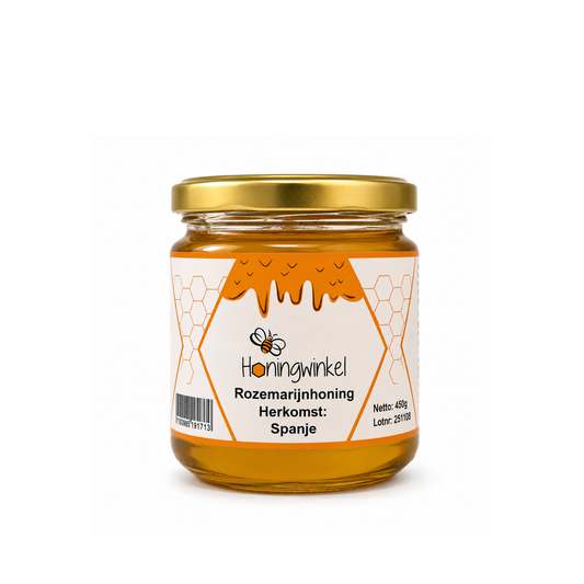 Rozemarijnhoning Spanje 450g Honingwinkel