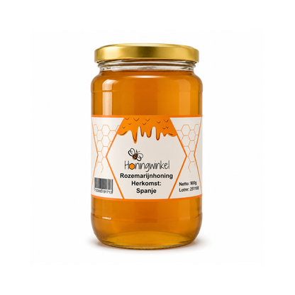 Rozemarijnhoning Spanje 900g (vloeibaar) Honingwinkel