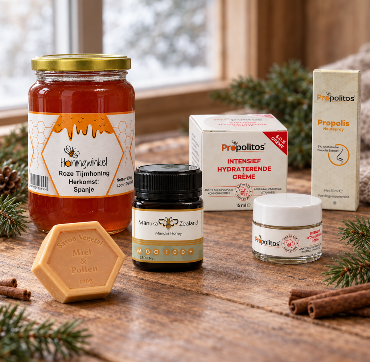 Winter pakket honing en propolis - klaar voor de winter