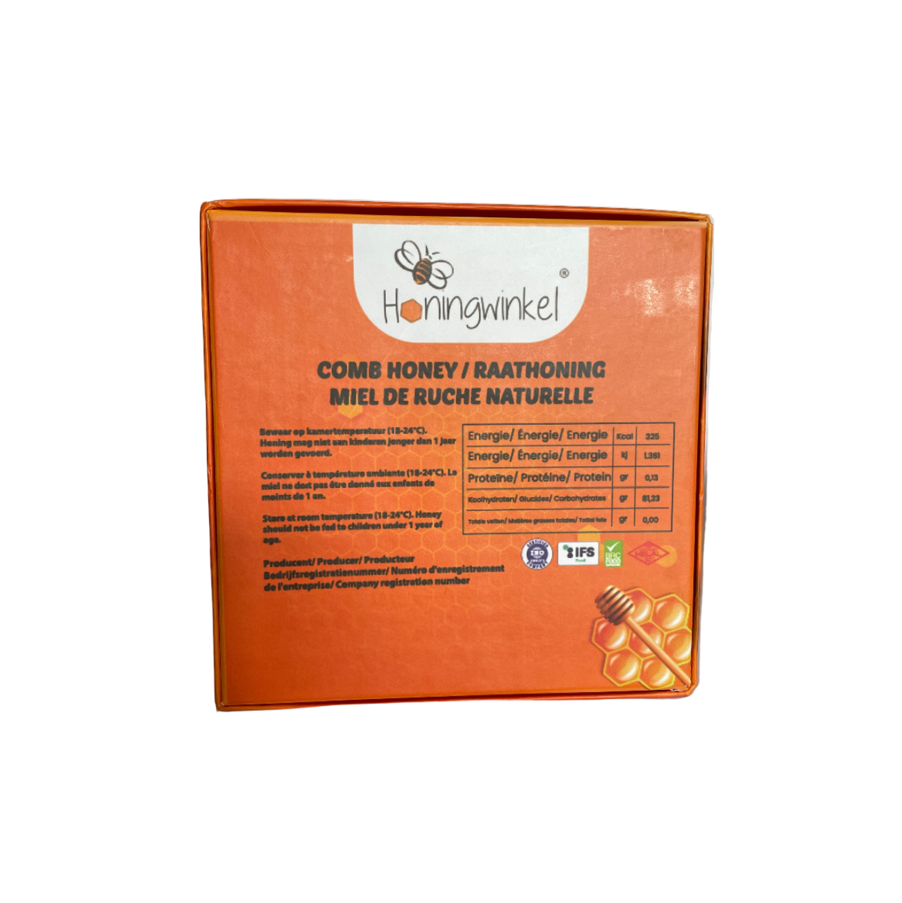 Raathoning Bloemenhoning 300–400 g – Turkije Honingwinkel