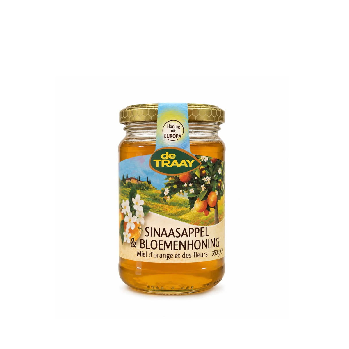 Orangen- und Blütenhonig 350g de Traay (flüssig)