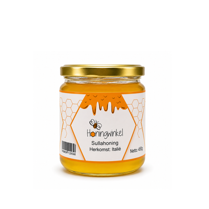 Sullahoning 450g Italië Honingwinkel (vloeibaar)