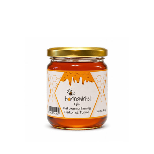 Thymian mit Blütenhonig 450g Türkei Honigladen (flüssig)