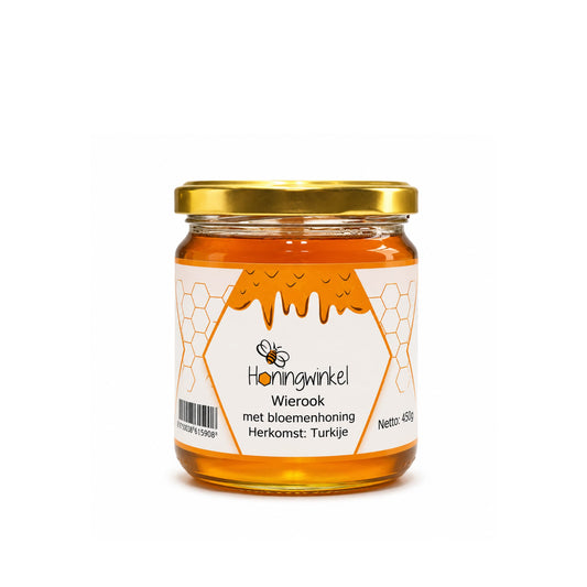 Wierook met bloemenhoning 450g Turkije Honingwinkel (vloeibaar)