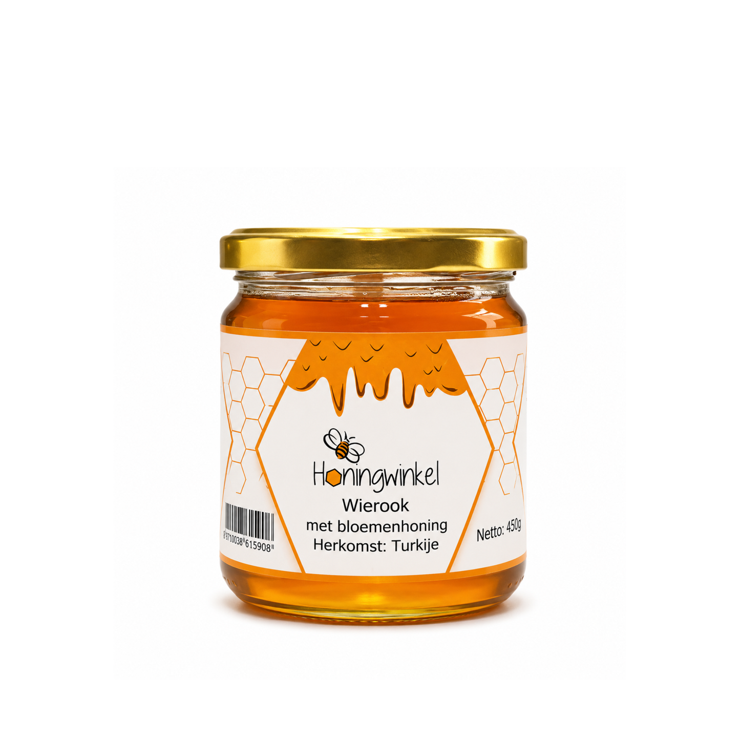 Wierook met bloemenhoning 450g Turkije Honingwinkel (vloeibaar)