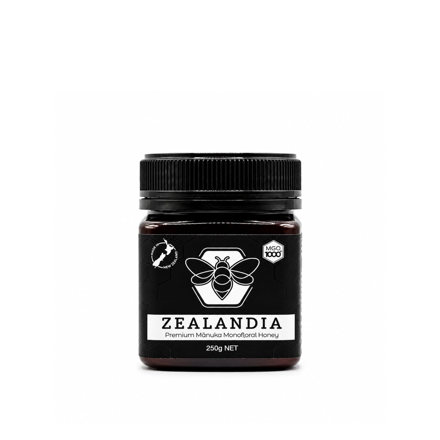Manukahoning MGO 1000+ Monofloral 250g Nieuw-Zeeland Zealandia