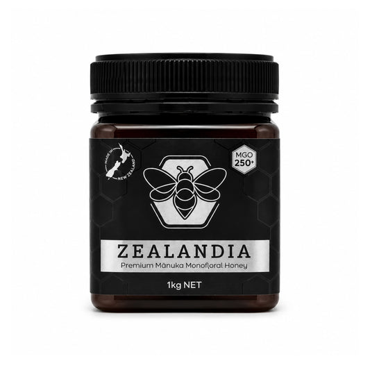 Manukahoning MGO 250+ Monofloral 1kg Nieuw-Zeeland Zealandia