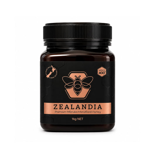 Manukahoning MGO 400+ Multifloral 1kg Nieuw-Zeeland Zealandia