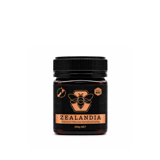 Manukahoning MGO 400+ Monofloral 250g Nieuw-Zeeland Zealandia