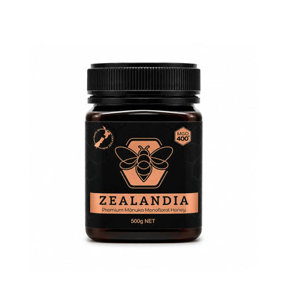 Manuka Honey MGO 400+ Monofloral 500g New Zealand Zealandia