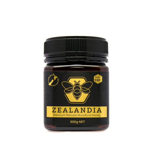 Manukahoning MGO 550+ Monofloral 500g Nieuw-Zeeland Zealandia
