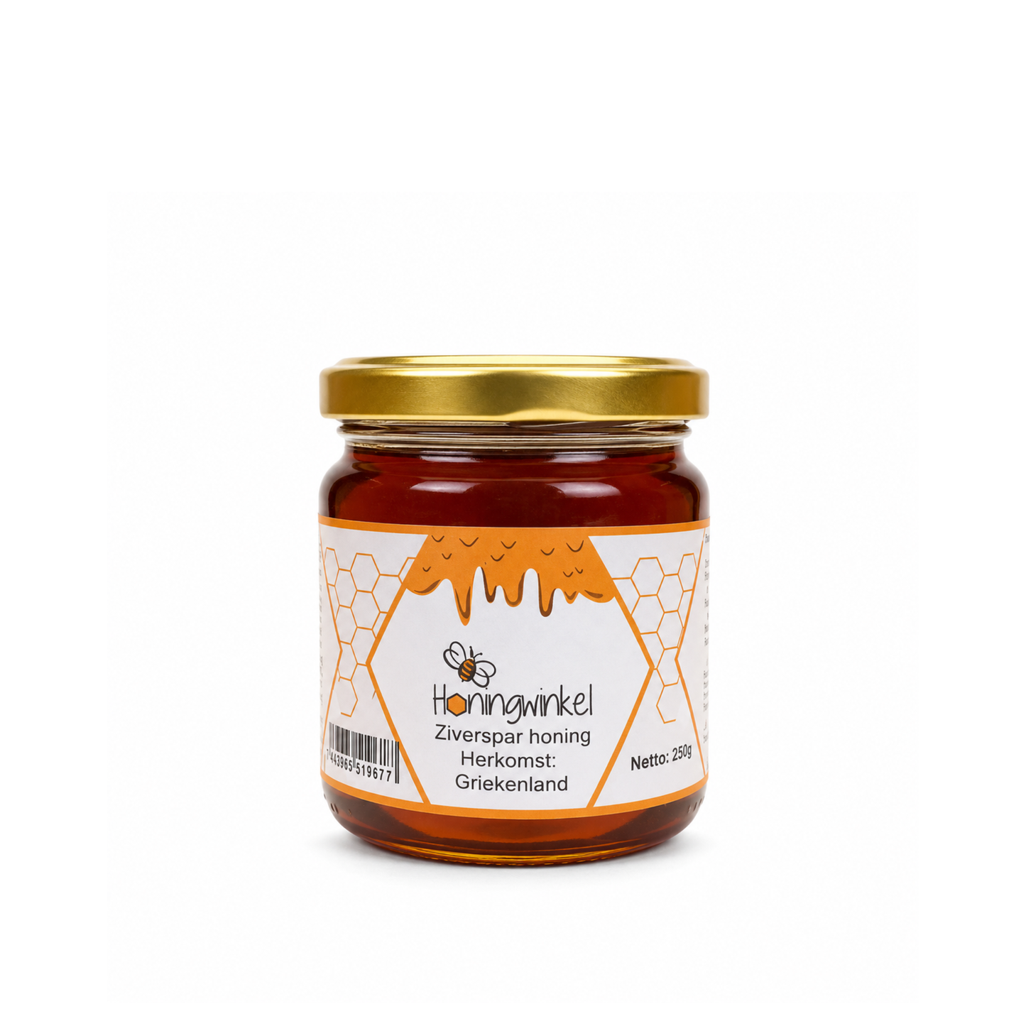 Zilverspar honing 250g Griekenland Honingwinkel