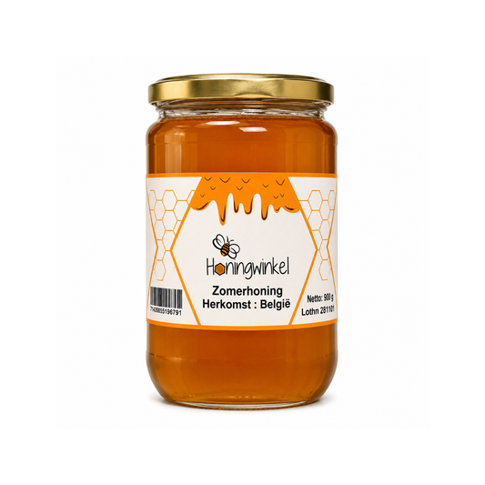 Zomerhoning 900g België Honingwinkel (vloeibaar)
