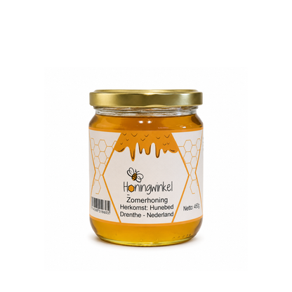 Zomerhoning 450g Nederland Honingwinkel (vloeibaar)