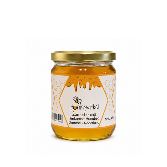 Zomerhoning 450g Nederland Honingwinkel (vloeibaar)