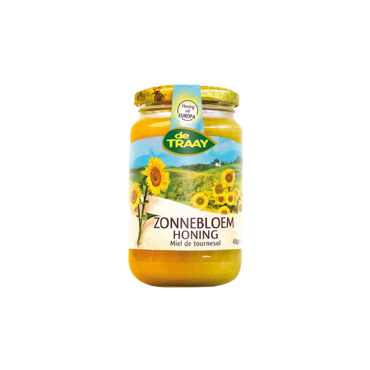 Zonnebloemhoning 450g Oekraïne de Traay (crème)