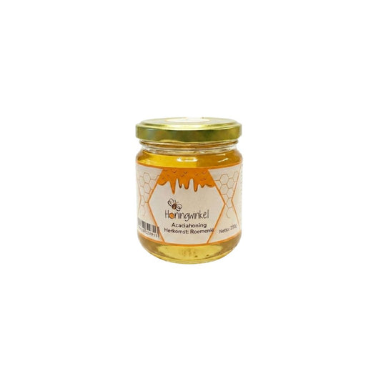 Acaciahoning 250g Roemenië Honingwinkel (vloeibaar)