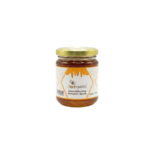Amandelhoning 250g Spanje Honingwinkel (vloeibaar)