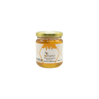 Balsemienhoning 250g Nederland Honingwinkel (vloeibaar)