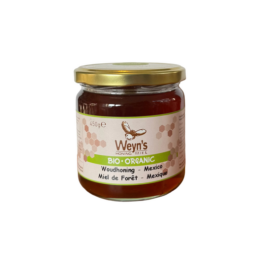 Biologische Woudhoning Mexico 450g Weyn's (vloeibaar)