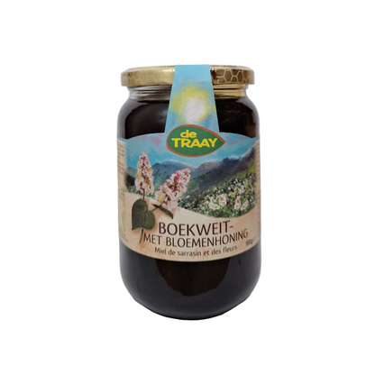 Boekweithoning met Bloemen 900g de Traay (vloeibaar)