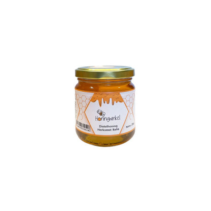 Distelhoning Italië 250g Honingwinkel (vloeibaar)