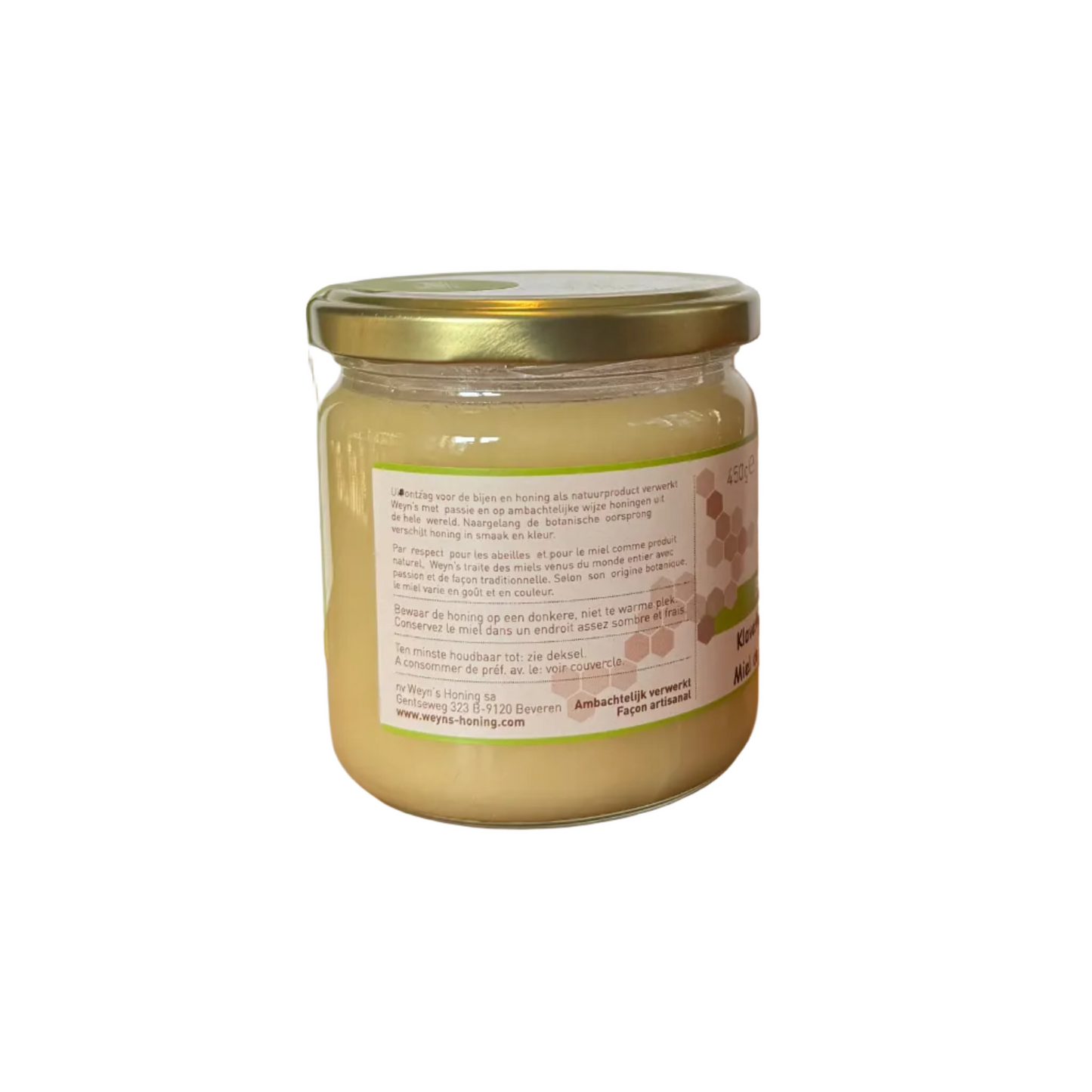 Biologische Klaverhoning 450g Weyn's