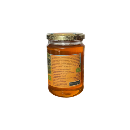 Biologische lindehoning Bulgarije 350g de Traay (vloeibaar)
