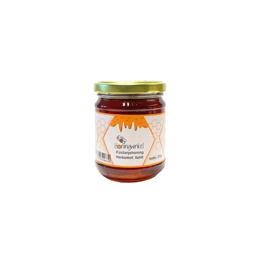 Kastanjehoning Italië 250g Honingwinkel (vloeibaar)
