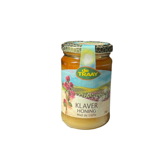 Klaverhoning 350g de Traay (creme)