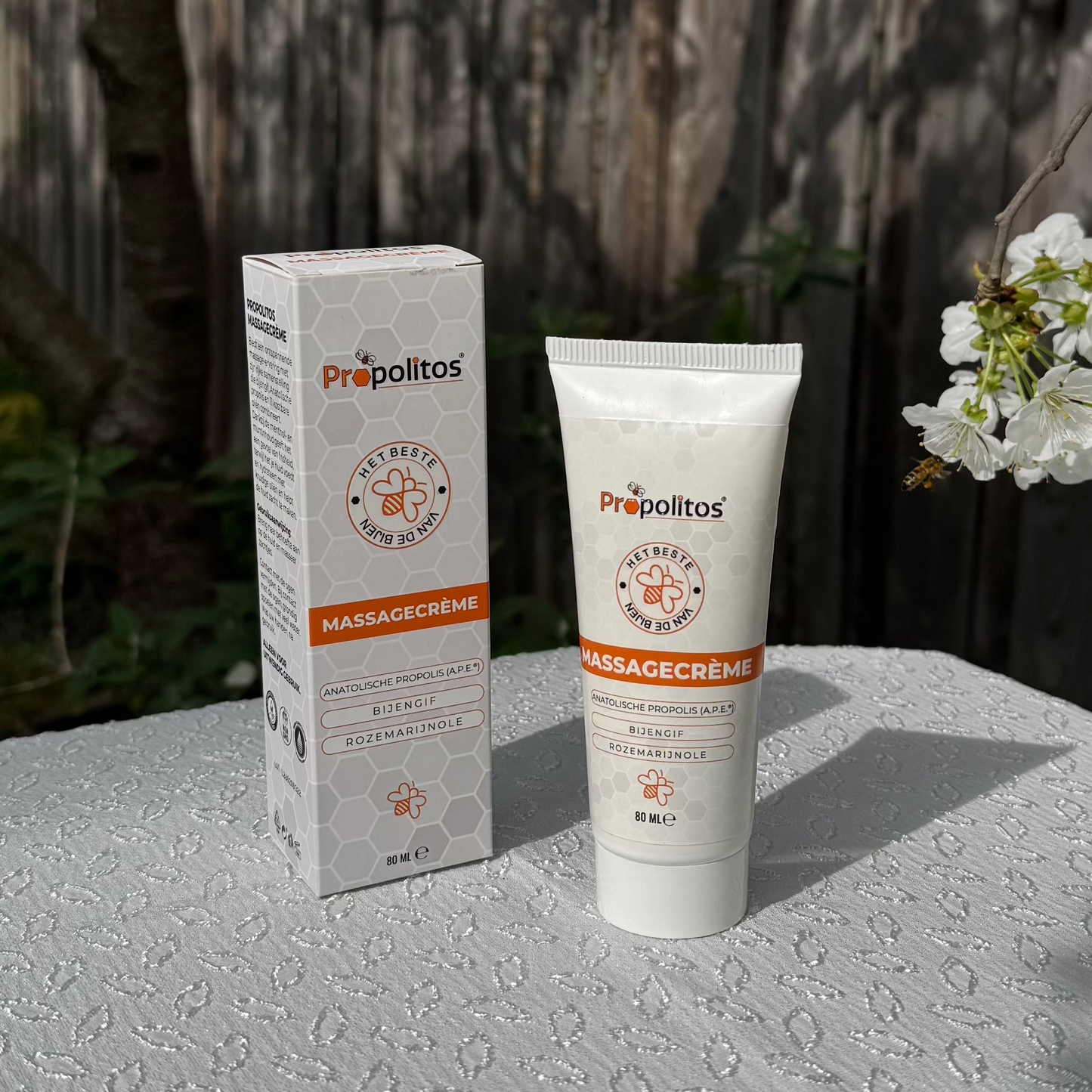 NIEUW!: Crème bijengifzalf 80ml (massagecrème, VERRIJKT met Anatolische Propolis)- Propolitos