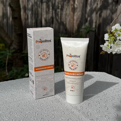 NIEUW!: Crème bijengifzalf 80ml (massagecrème, VERRIJKT met Anatolische Propolis)- Propolitos