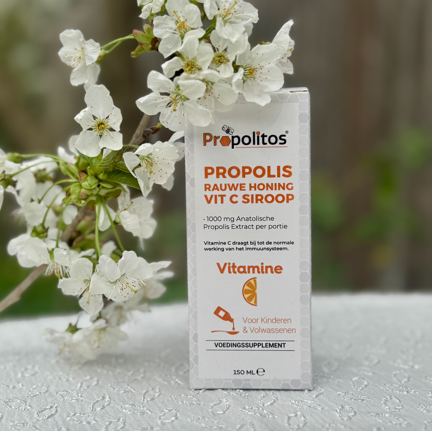 Propolis Rauwe Honing Vit C Siroop – Propolitos (150 ml)