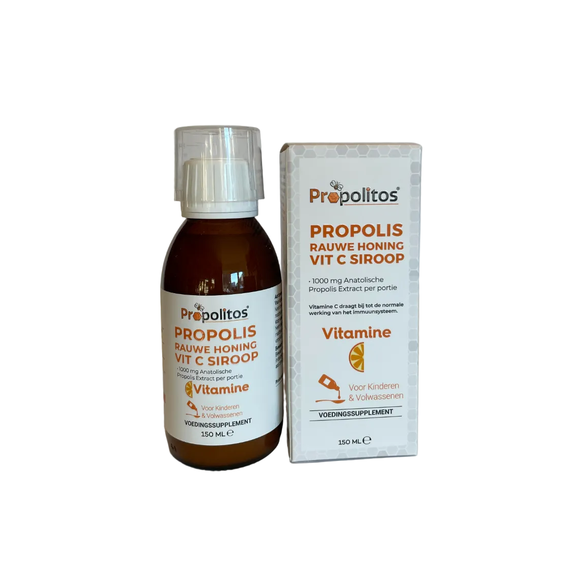 Propolis Rauwe Honing Vit C Siroop – Propolitos (150 ml)