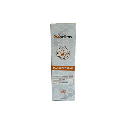 NIEUW!: Crème bijengifzalf 80ml (massagecrème, VERRIJKT met Anatolische Propolis)- Propolitos