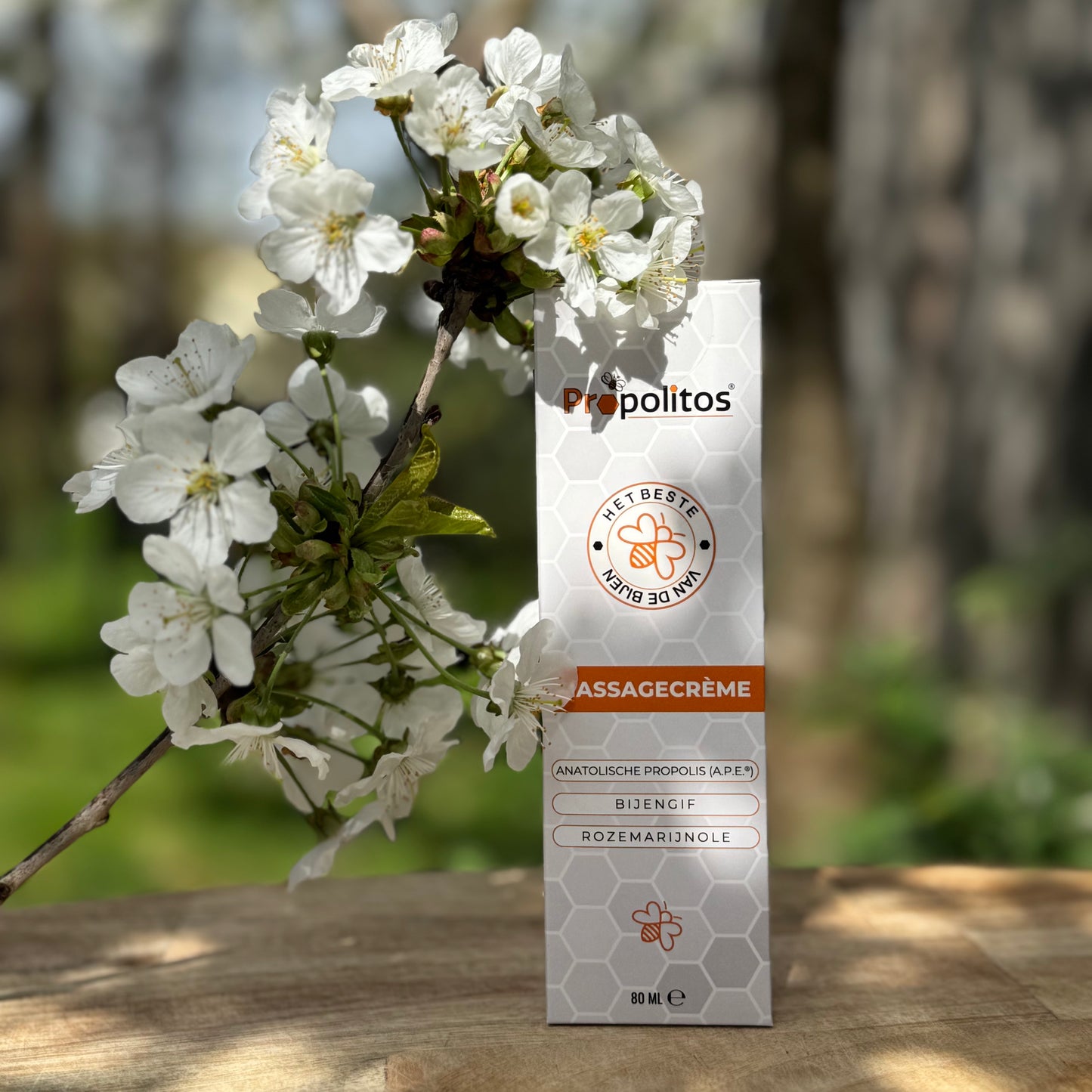 NIEUW!: Crème bijengifzalf 80ml (massagecrème, VERRIJKT met Anatolische Propolis)- Propolitos