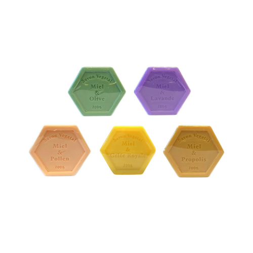 Honingzeepjes pakket Bijenhof 5x100g