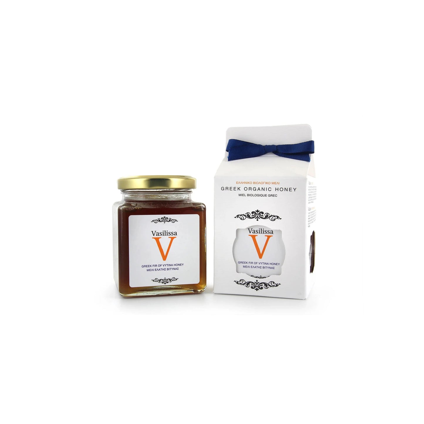 Biologische dennenhoning met vanille van Vityna, Griekenland 250g Vasilissa - Honingwinkel