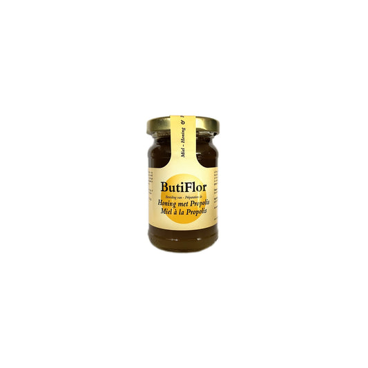 ButiFlor (Honing met propolis) Hongarije, Frankrijk 125g Weyn's (vloeibaar) - Honingwinkel