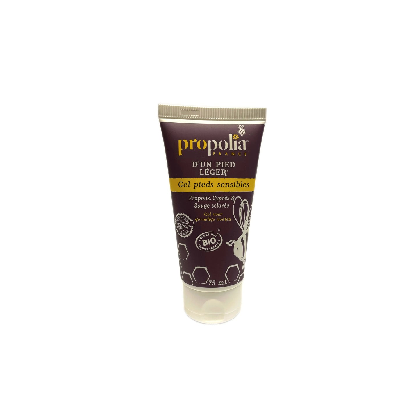 Gel voor gevoelige voeten met propolis 75ml Propolia - Honingwinkel