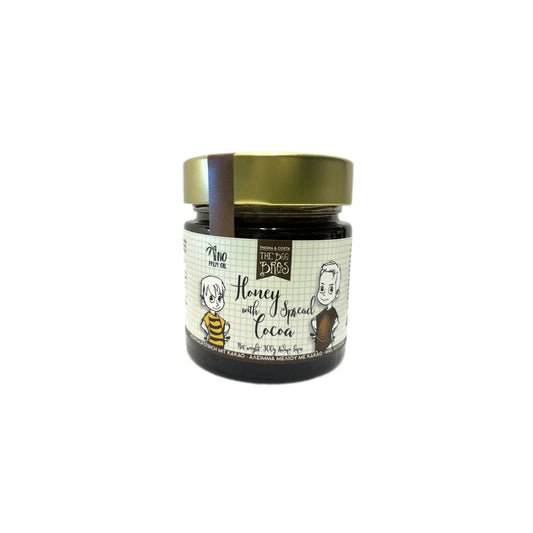 Honing beleg cacao 300g The Bee Bros - Honingwinkel