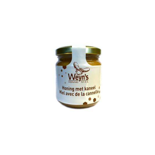 Honing met kaneel Bulgarije 250g Weyn's (crème) - Honingwinkel