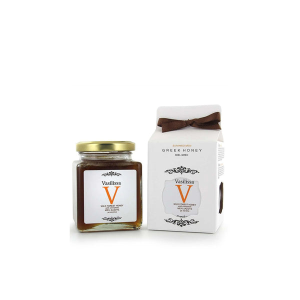 Honing met kaneelstokjes Griekenland 250g Vasilissa (vloeibaar) - Honingwinkel