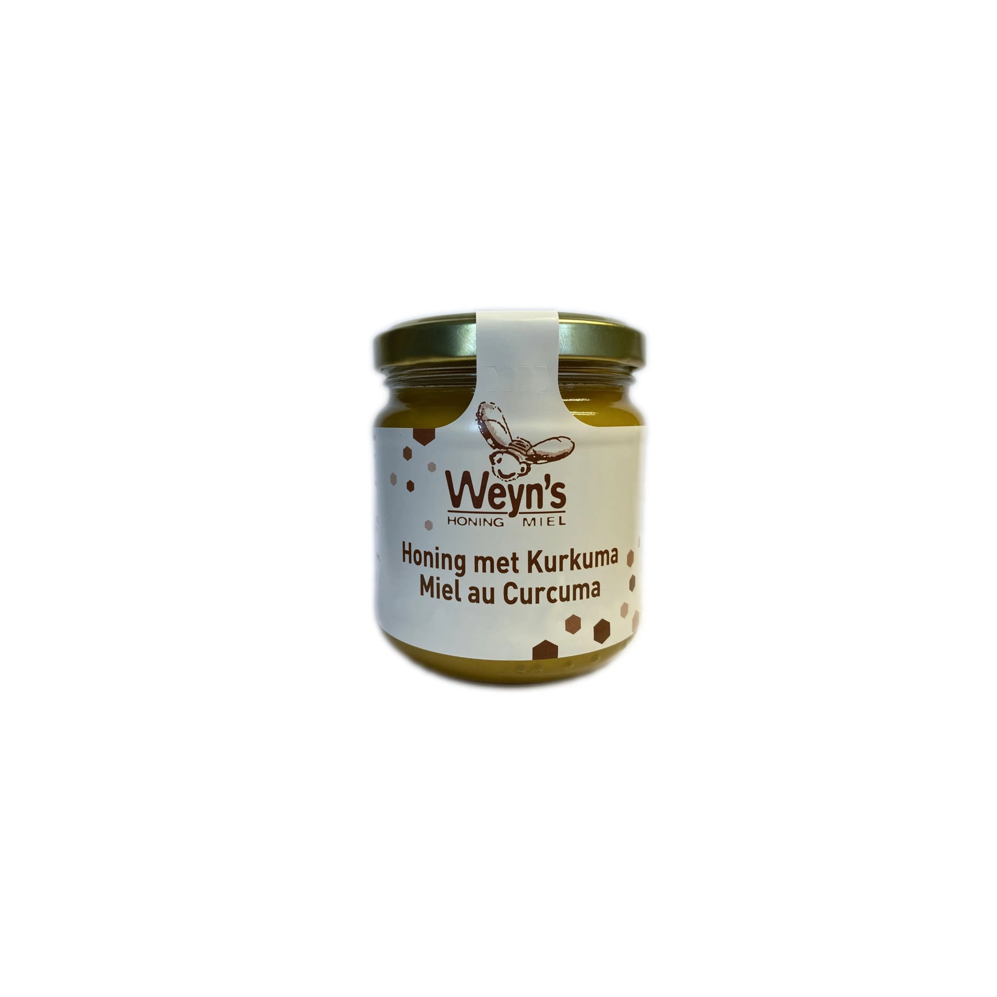 Honing met kurkuma 250g Weyn's (crème) - Honingwinkel